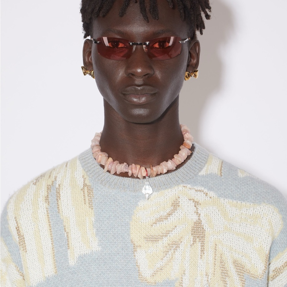 ACNE Studio SINGLE Gold Bow Earring - Picture 2 of 3